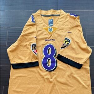 NFL Gold Jersey with Black Label